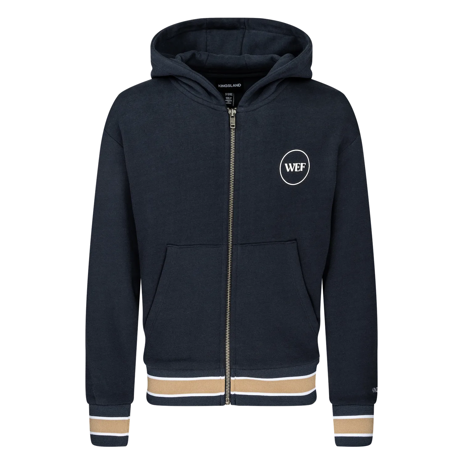 WEF Junior Contrast Rib Sweat Jacket