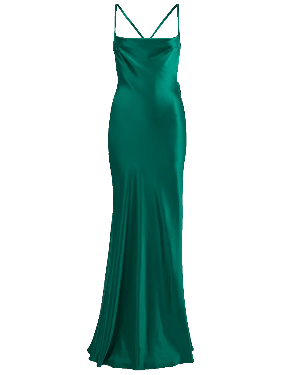 Whiteley Silk Slip Dress