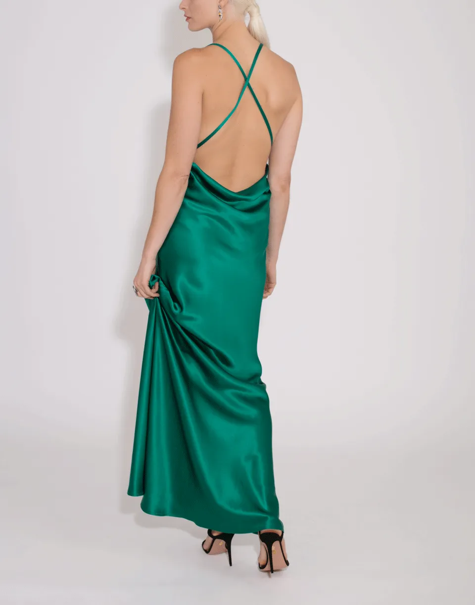 Whiteley Silk Slip Dress
