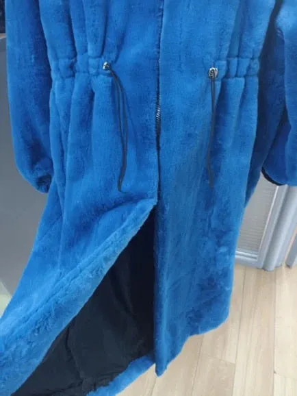 Women Long Oversized Fluffy Faux Fur With Hood Coat