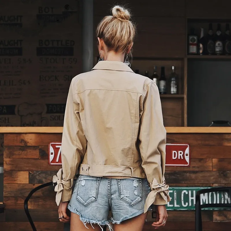 Women's Autumn Streetwear Short Coat
