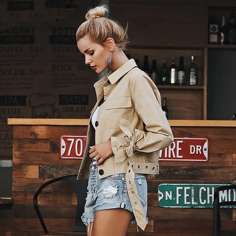 Women's Autumn Streetwear Short Coat