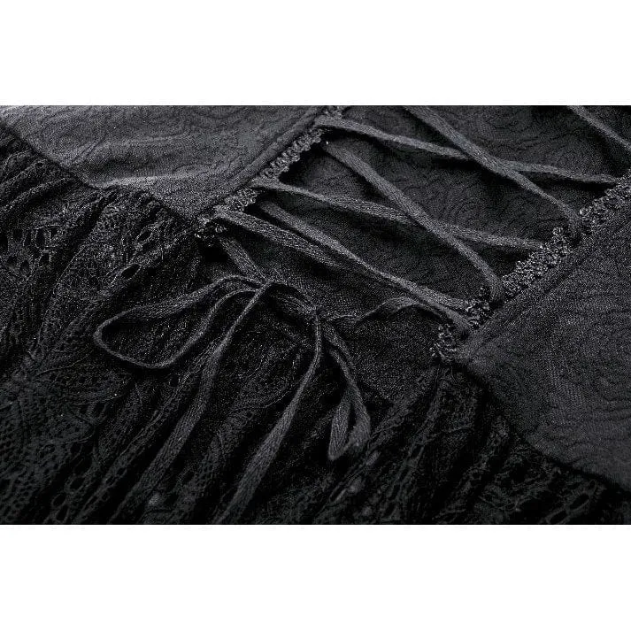 Women's Punk Halterneck Embossed Music Festival Slip Dress