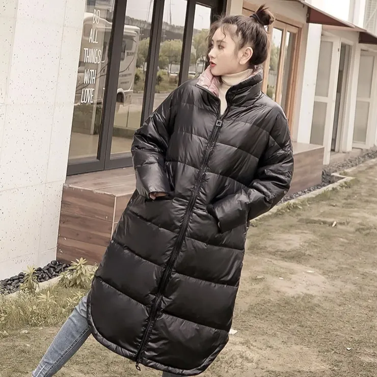 Women's Winter Casual Slim Warm Long Parka With Pockets