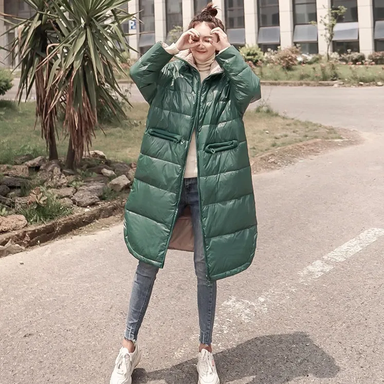 Women's Winter Casual Slim Warm Long Parka With Pockets