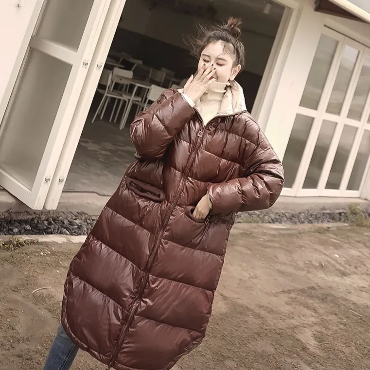 Women's Winter Casual Slim Warm Long Parka With Pockets