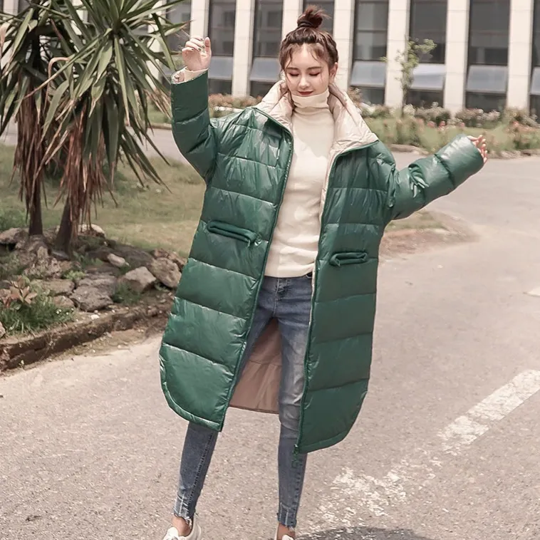 Women's Winter Casual Slim Warm Long Parka With Pockets