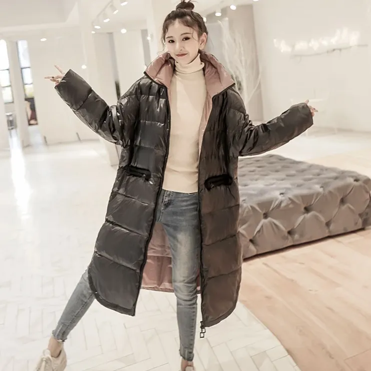Women's Winter Casual Slim Warm Long Parka With Pockets