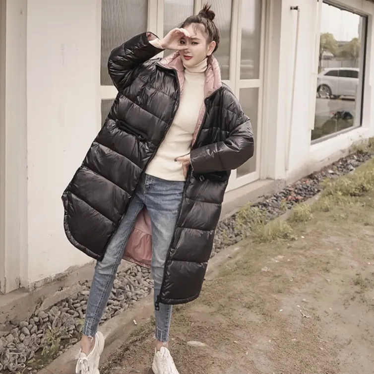 Women's Winter Casual Slim Warm Long Parka With Pockets