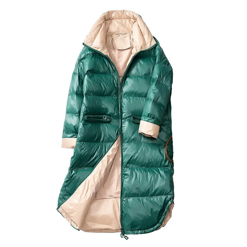 Women's Winter Casual Slim Warm Long Parka With Pockets