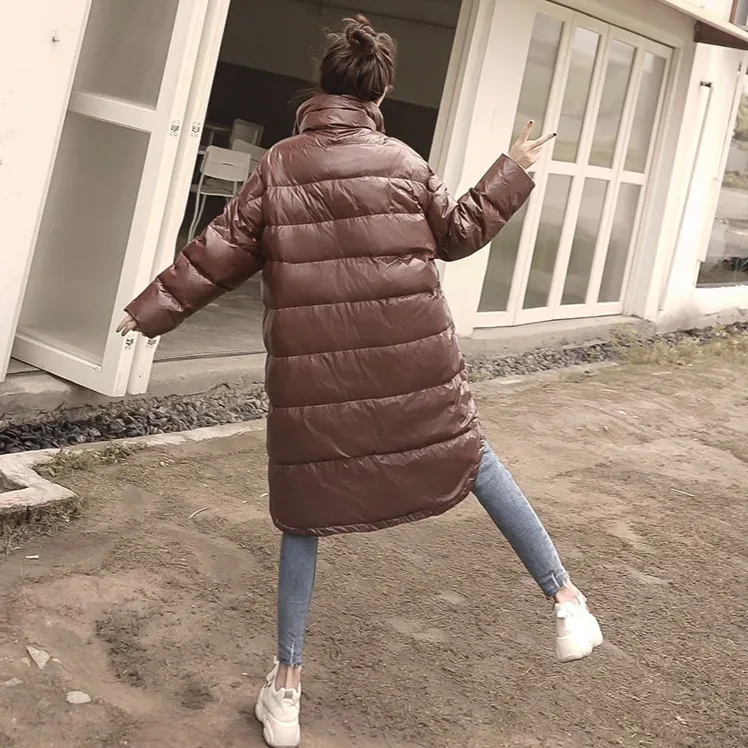 Women's Winter Casual Slim Warm Long Parka With Pockets