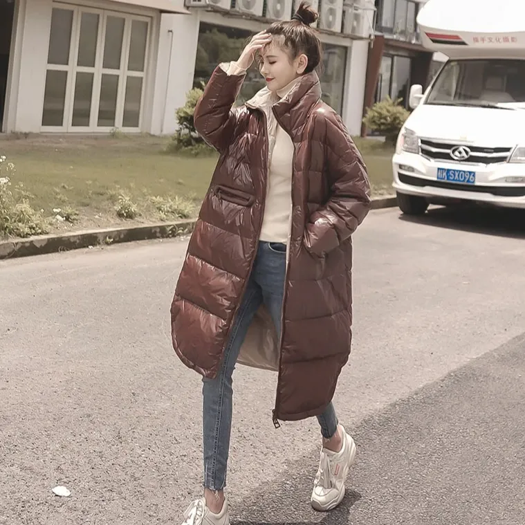 Women's Winter Casual Slim Warm Long Parka With Pockets