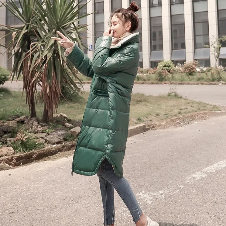 Women's Winter Casual Slim Warm Long Parka With Pockets