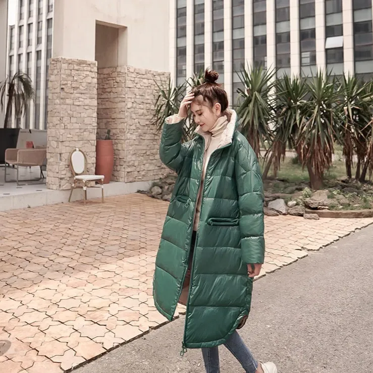 Women's Winter Casual Slim Warm Long Parka With Pockets