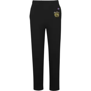 Yahuah-Name Above All Names 03-01 Royal Designer Champion® Men's Fleece Open Bottom Joggers (Black/Navy)