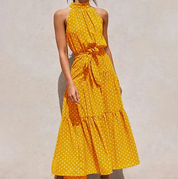 Yellow Polka Dot Dress