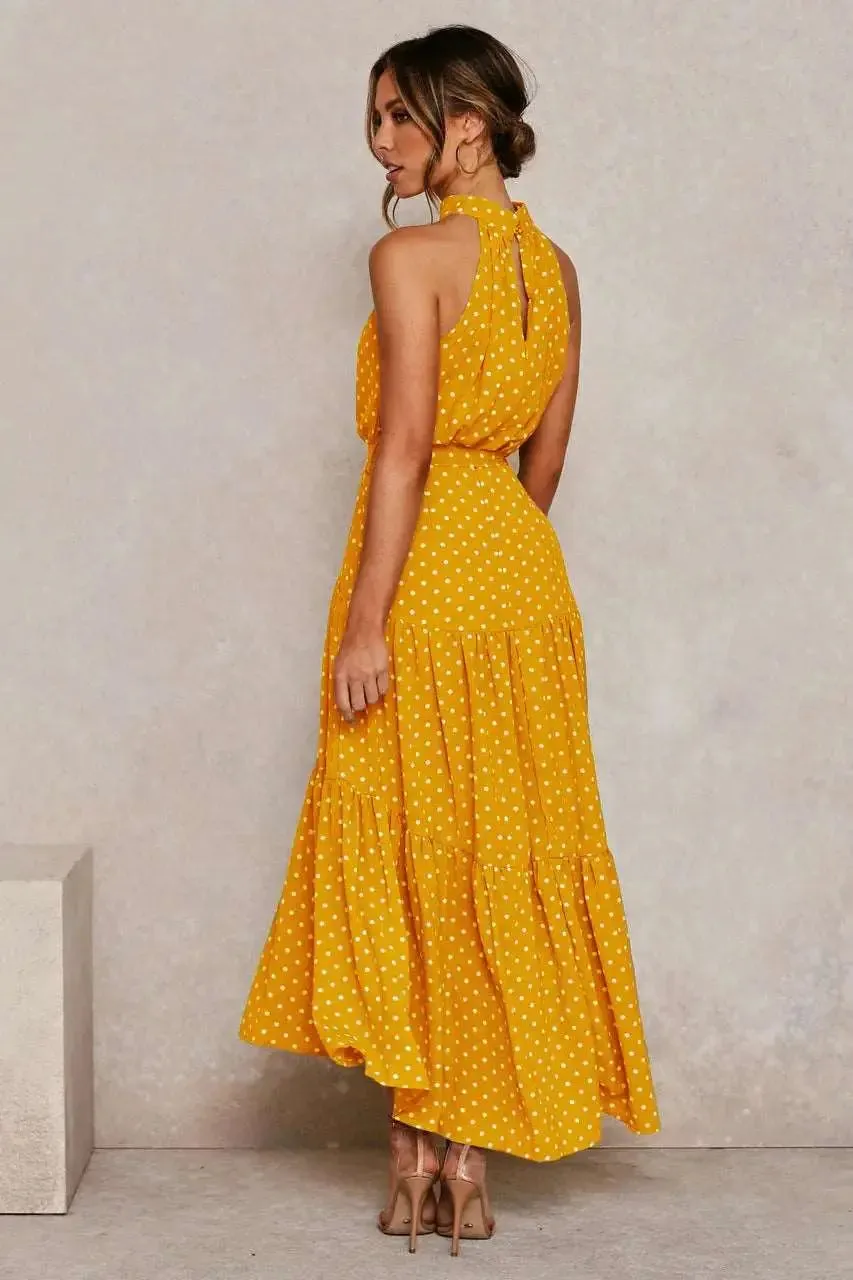 Yellow Polka Dot Dress