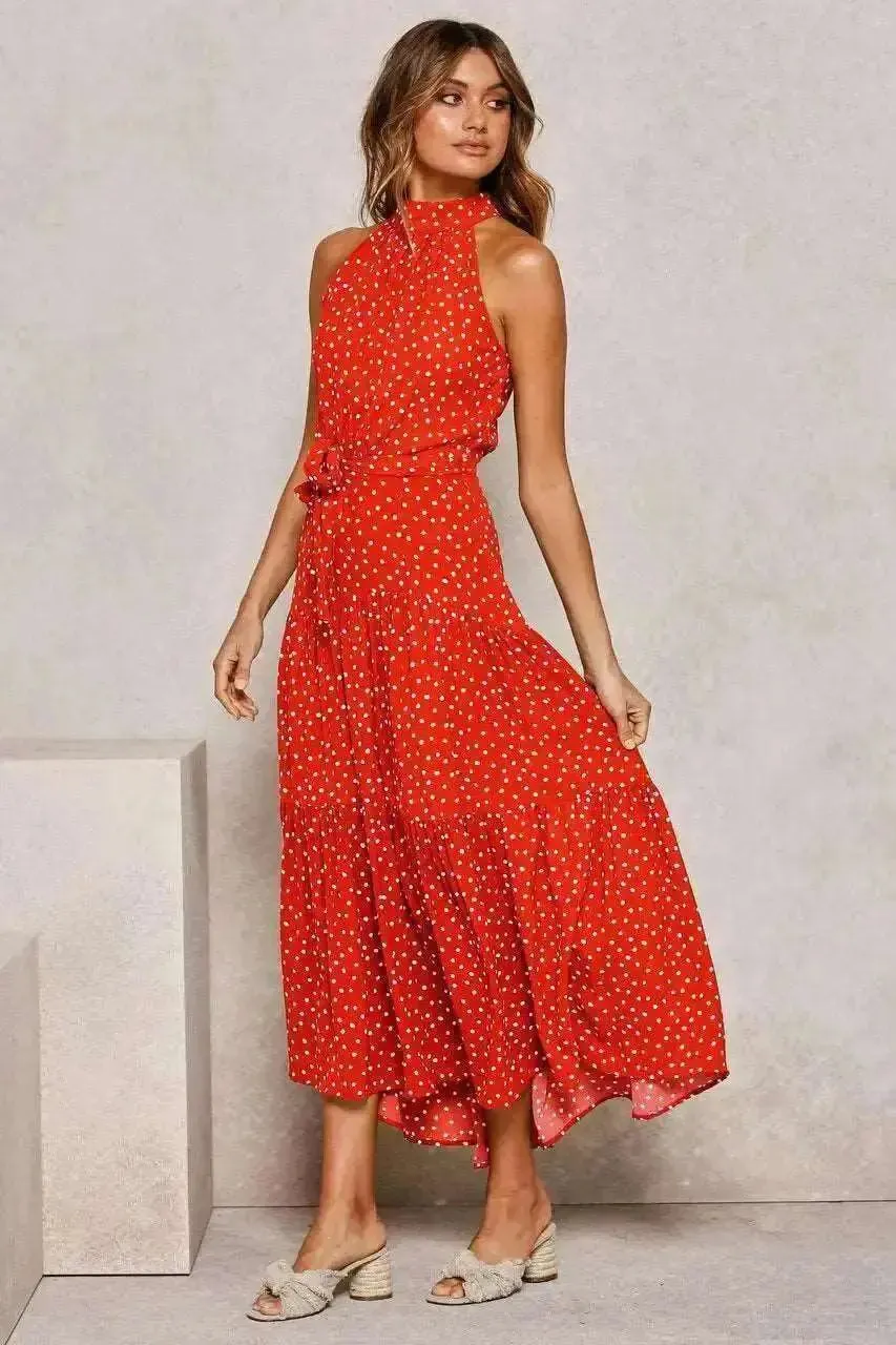 Yellow Polka Dot Dress