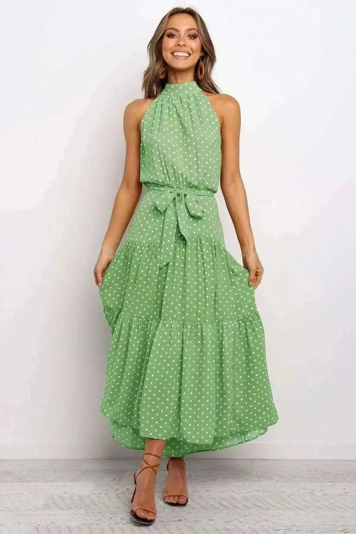 Yellow Polka Dot Dress