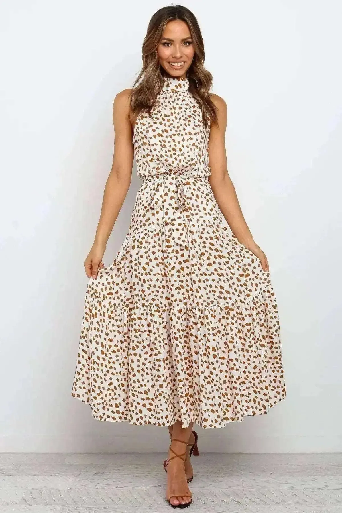 Yellow Polka Dot Dress
