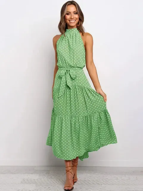 Yellow Polka Dot Dress