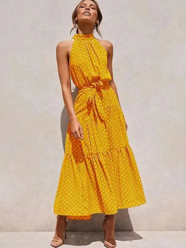 Yellow Polka Dot Dress