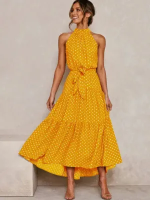 Yellow Polka Dot Dress