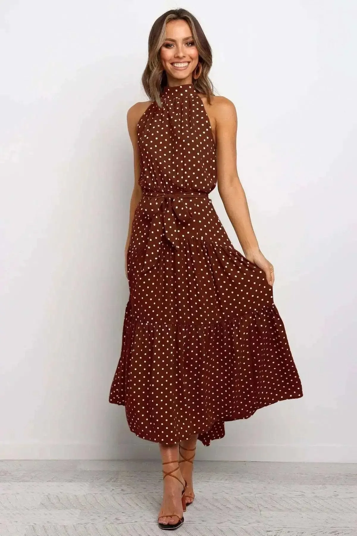 Yellow Polka Dot Dress