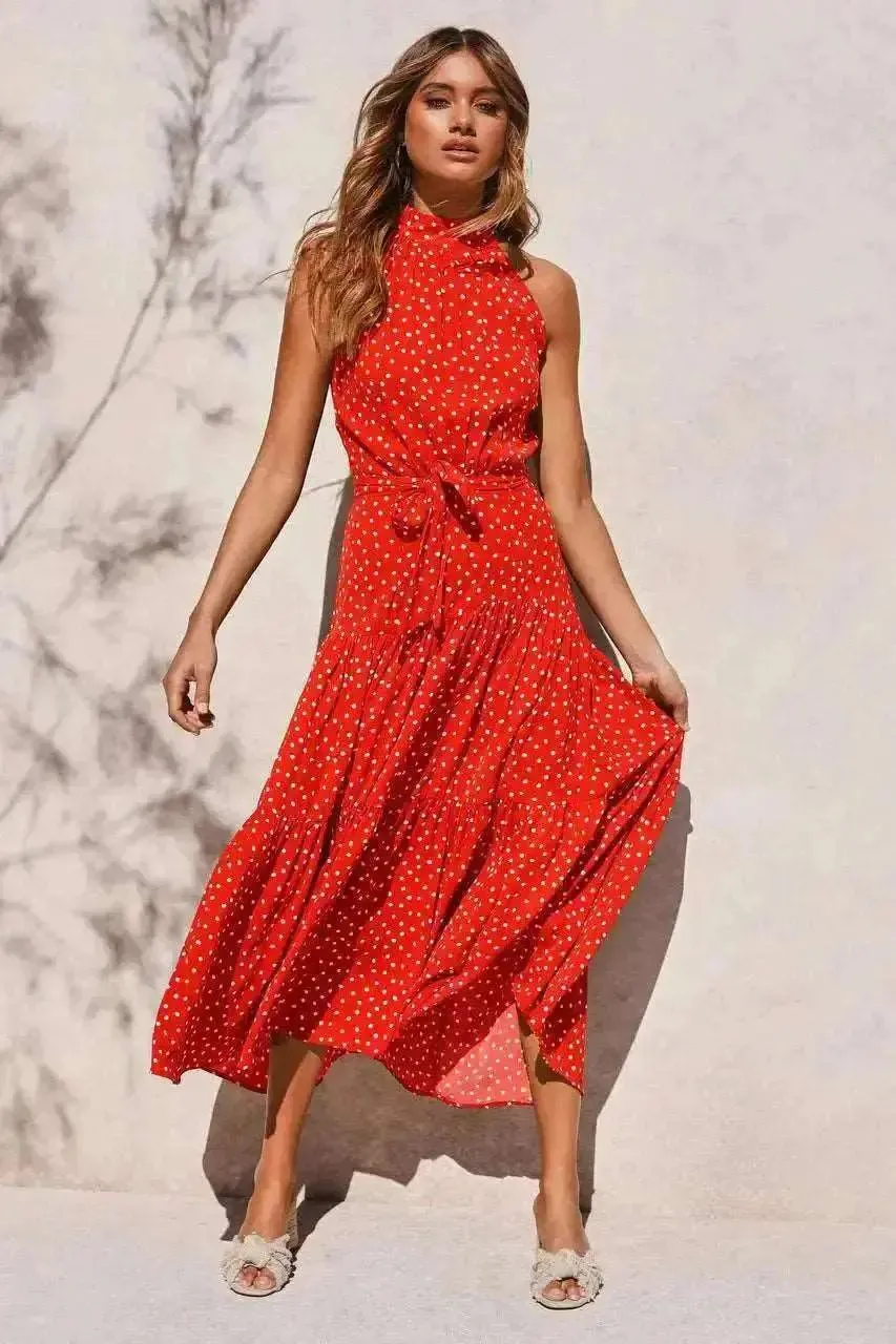 Yellow Polka Dot Dress